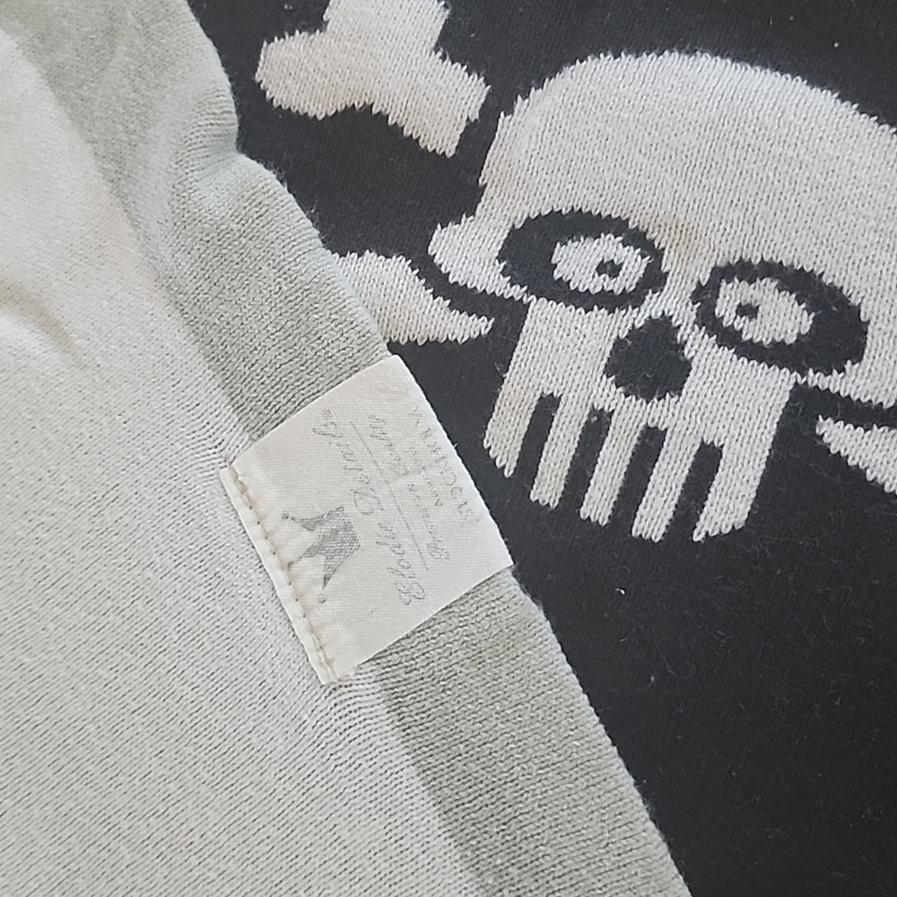 Elodie details baby blanket skulls black and white - Picture 2 of 2